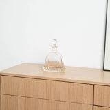 Glass carafe, Italian design, 1970s, production: Italy