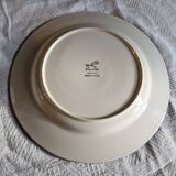 Charolles - Antique plate, rooster decoration Ø 26 cm