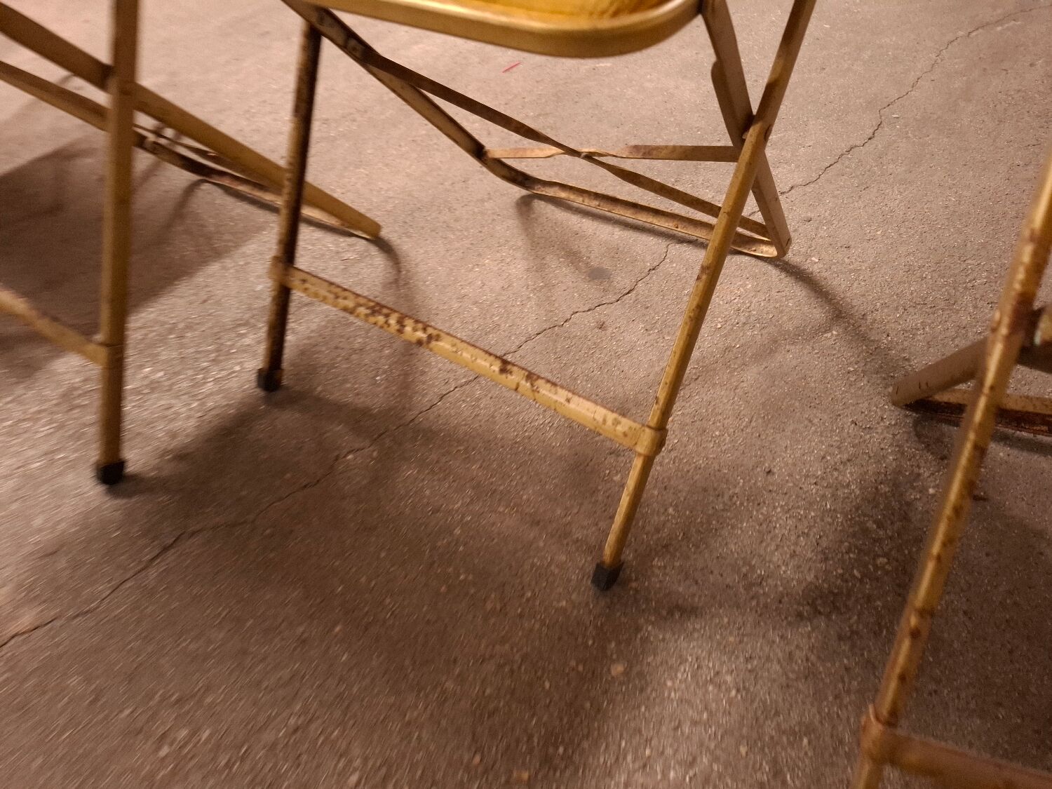 6 vintage opera folding chairs