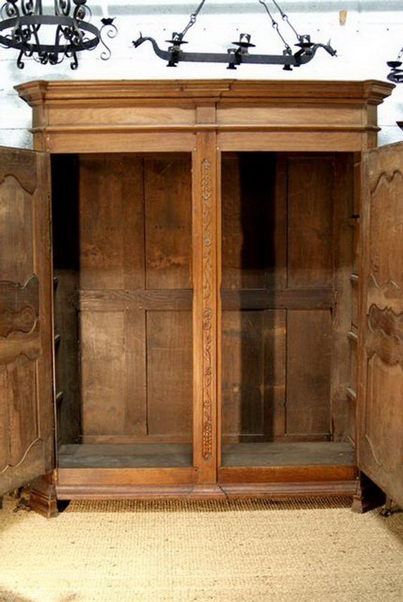 Wooden wardrobe