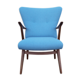 Armchair in light blue 1950