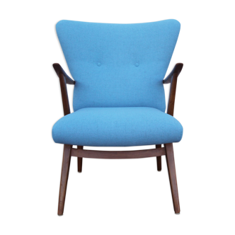 Fauteuil des années 1950 en bleu clair