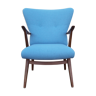 Fauteuil des années 1950 en bleu clair