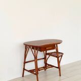 Vintage rattan desk