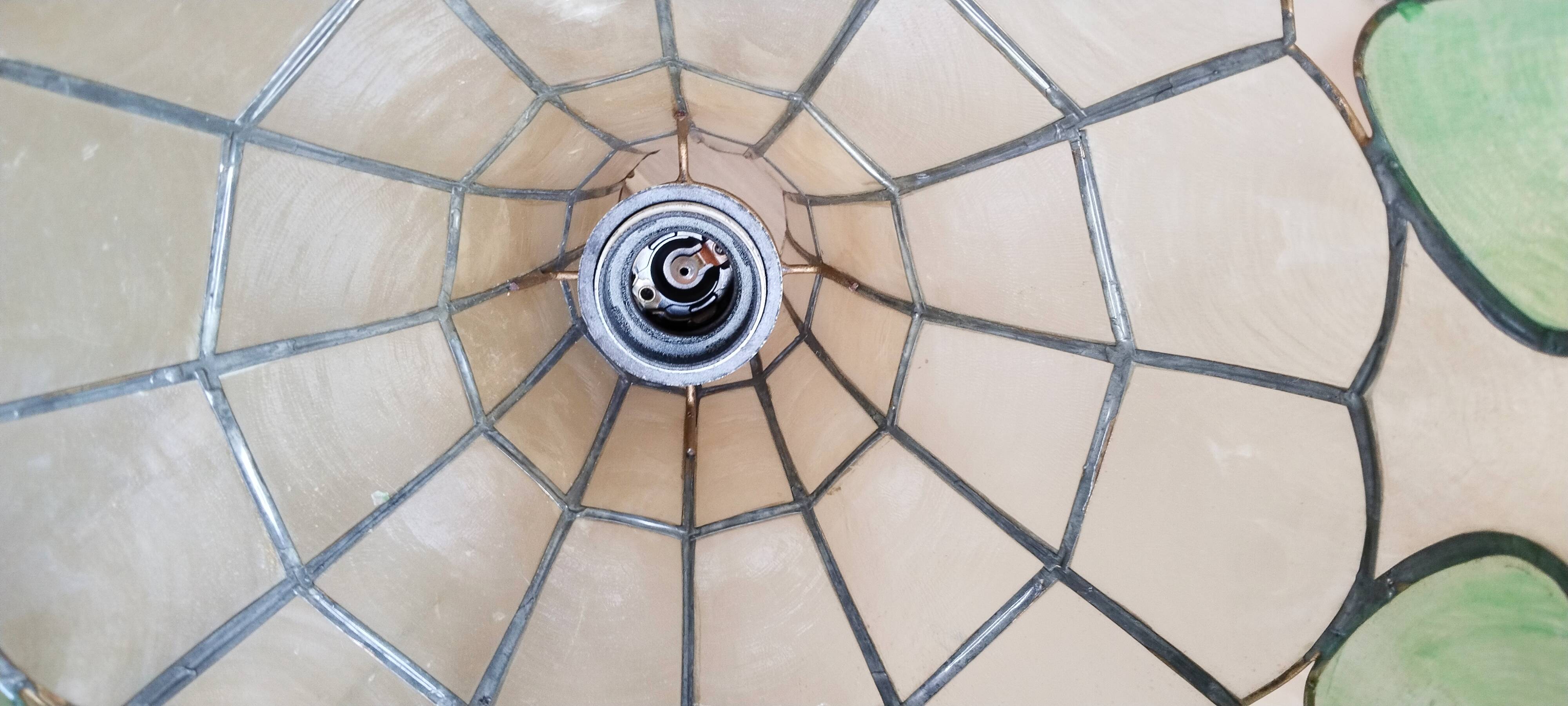 Suspension en nacre et laiton