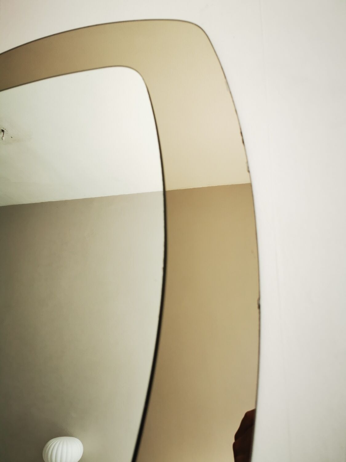 Double copper vintage mirror