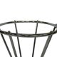 Vintage Umbrella stand chrome round black Dutch Art Deco