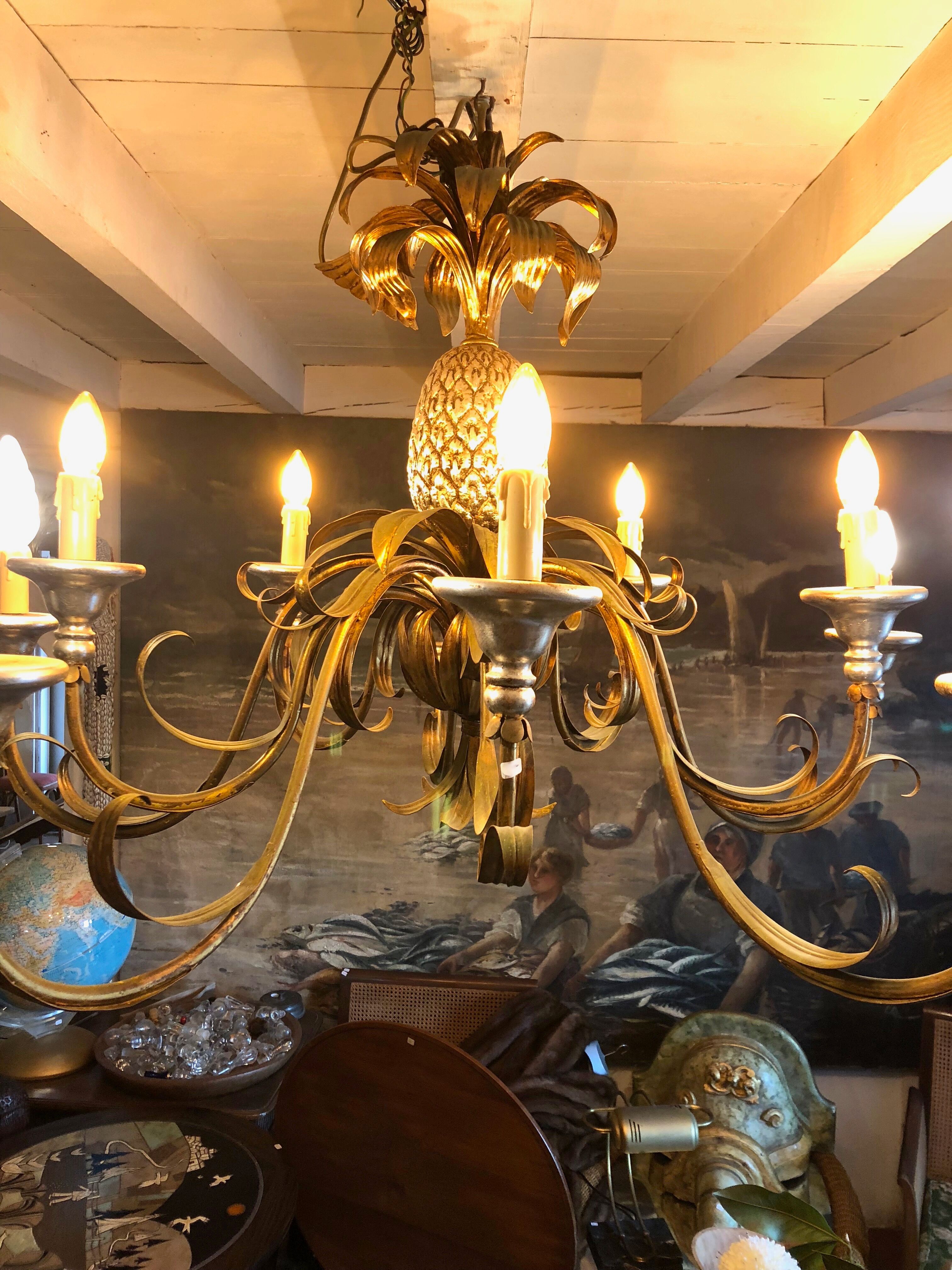 Pineapple chandelier
