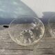 5 small ramekins in beaded and polka dot glass
