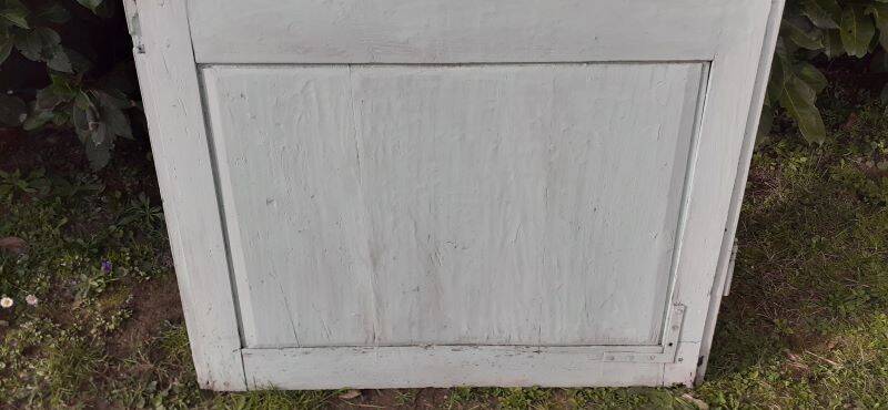 Small 18th century cupboard door h171.5x87.5cm old