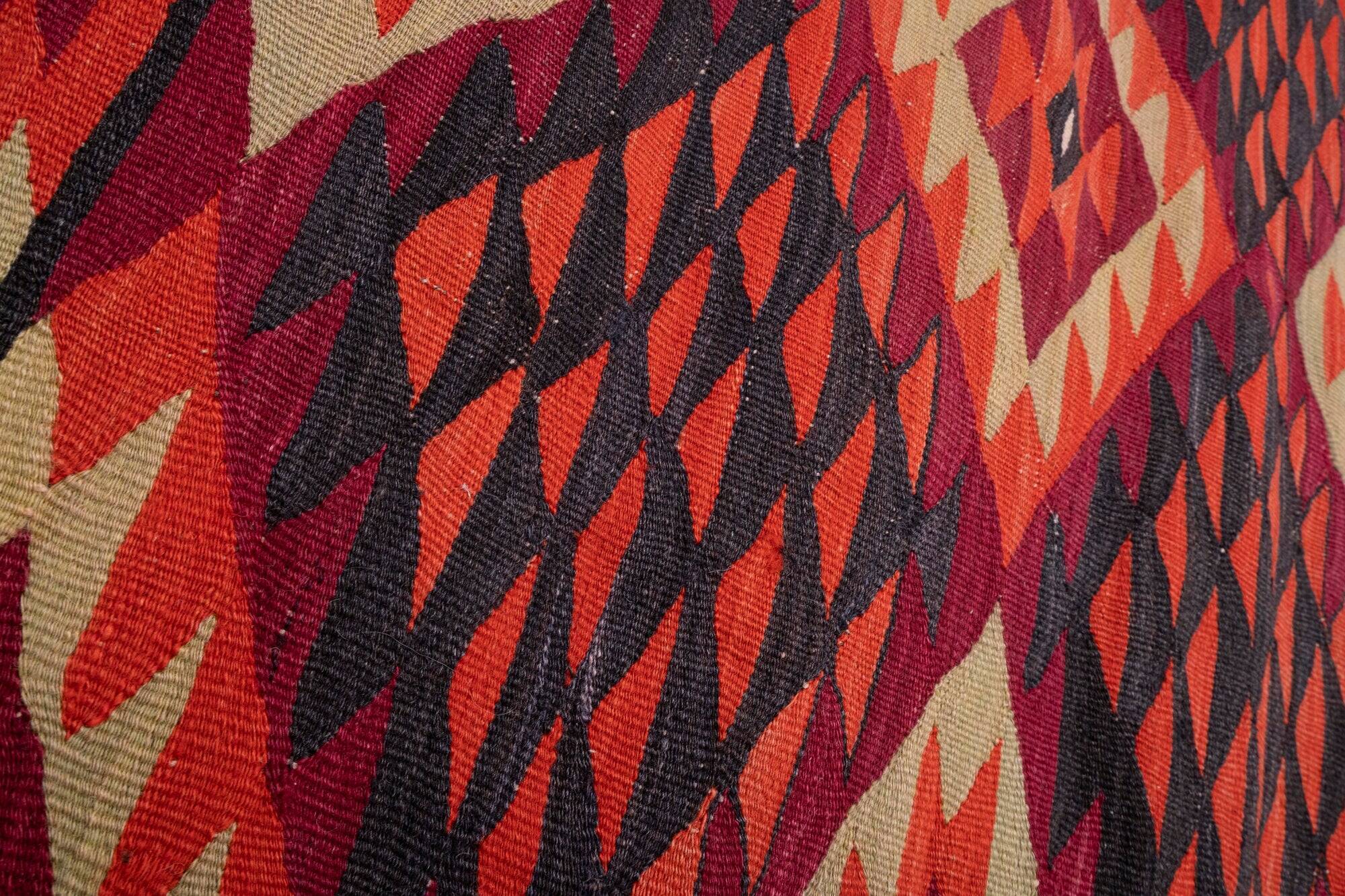 Tapis Kilim turc vintage tissé main