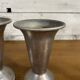 Paire de vase en alu
