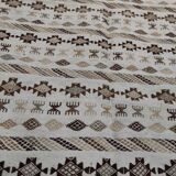 Tapis certifié à motifs berbère tissé mains