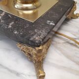 Gilded bronze lamp