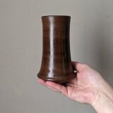Minimalist Japandi vase, handmade ceramic, slow Japanese decoration
