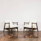 Pair of GFM 87 Armchairs Juliusz Kędziorek for Gościcińskie Furniture Fabryki, 1960s