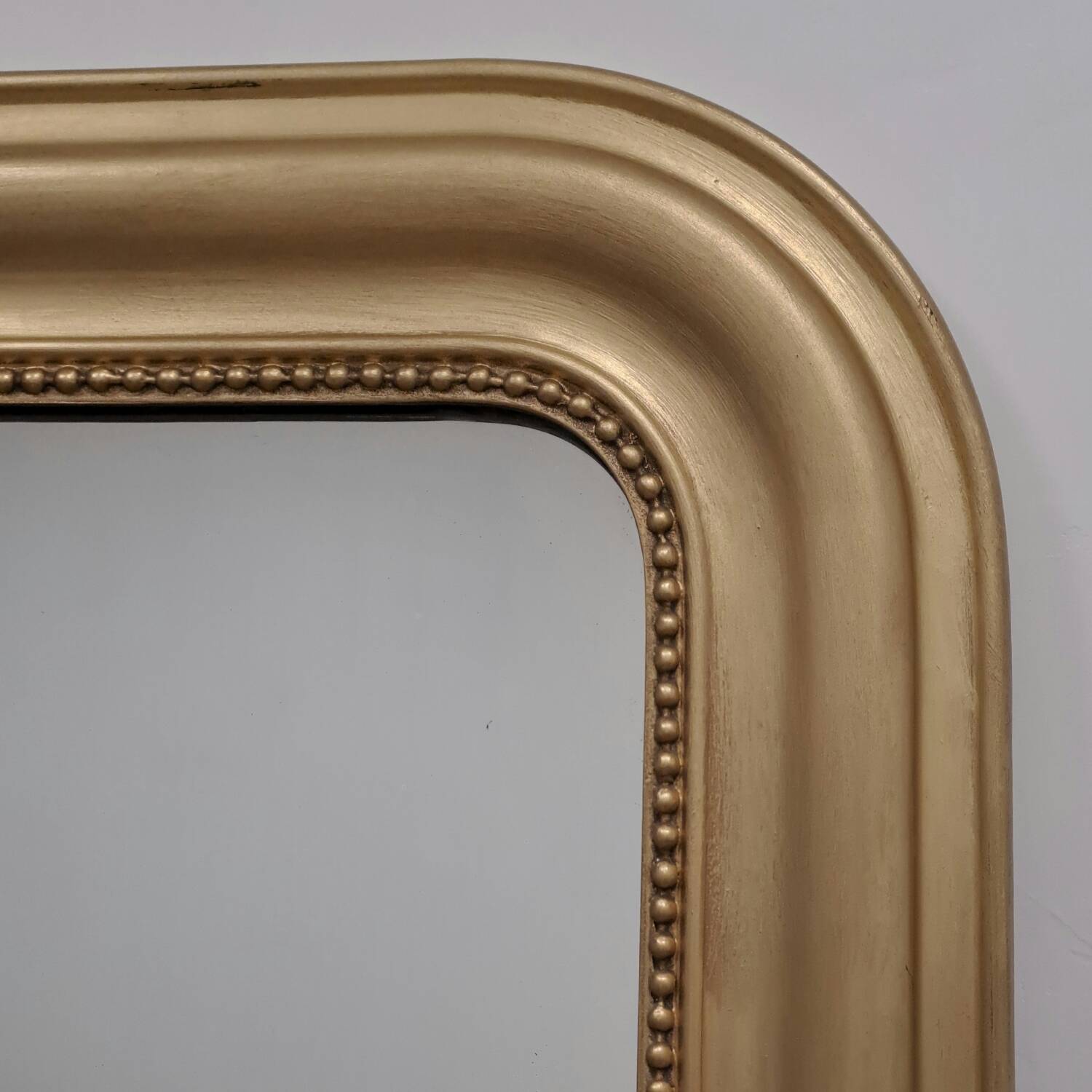 Louis Philippe mirror 105 x 77 cm old gilded