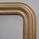 Louis Philippe mirror 105 x 77 cm old gilded