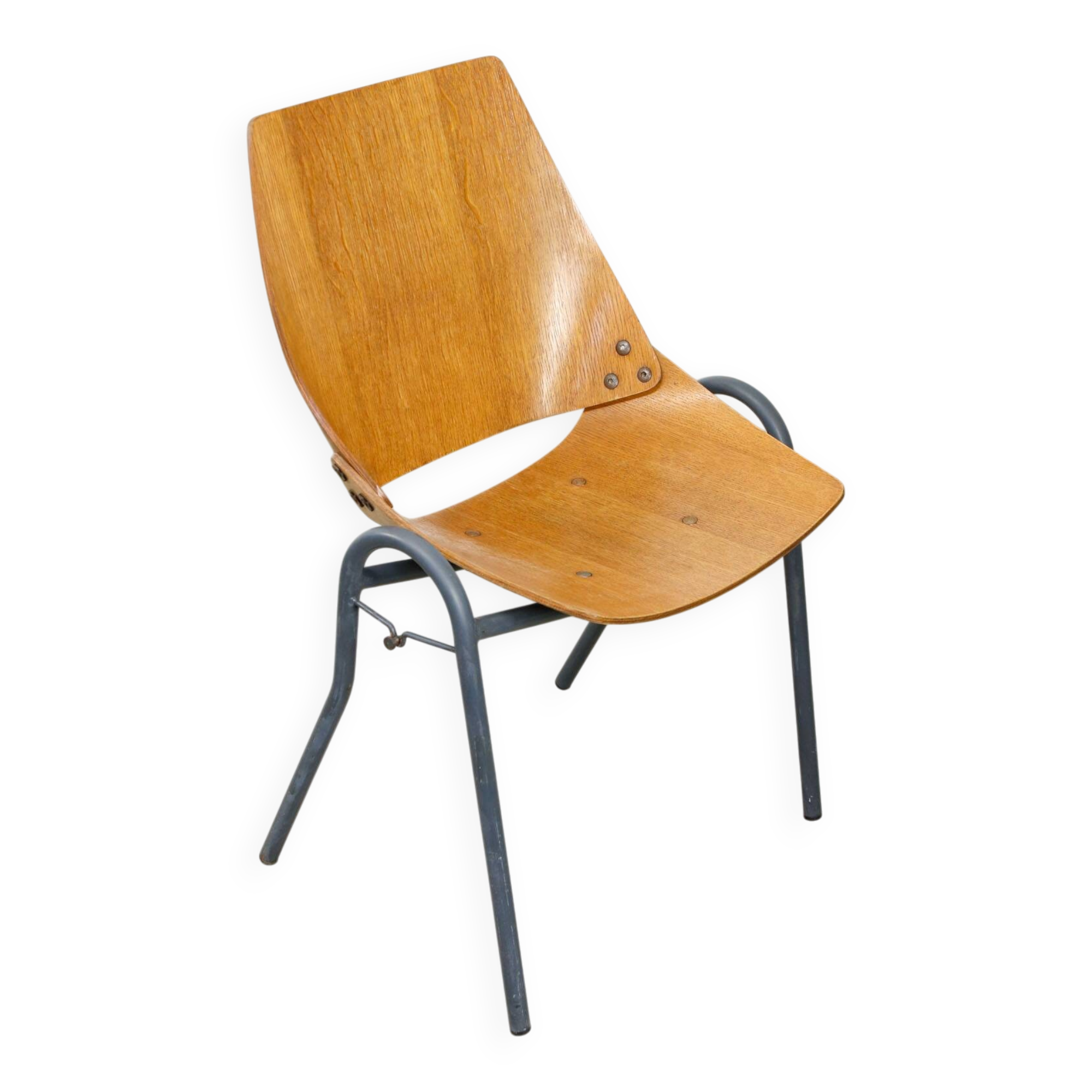 Linking Shell Chairs by Niko Kralj for Stol Kamnik, 1970s