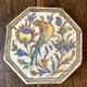 Ancient Persian tile in glazed earthenware