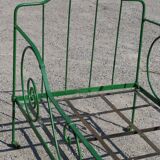 Antique metal bed, vintage