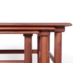 Danish design teak nesting tables, 1960s