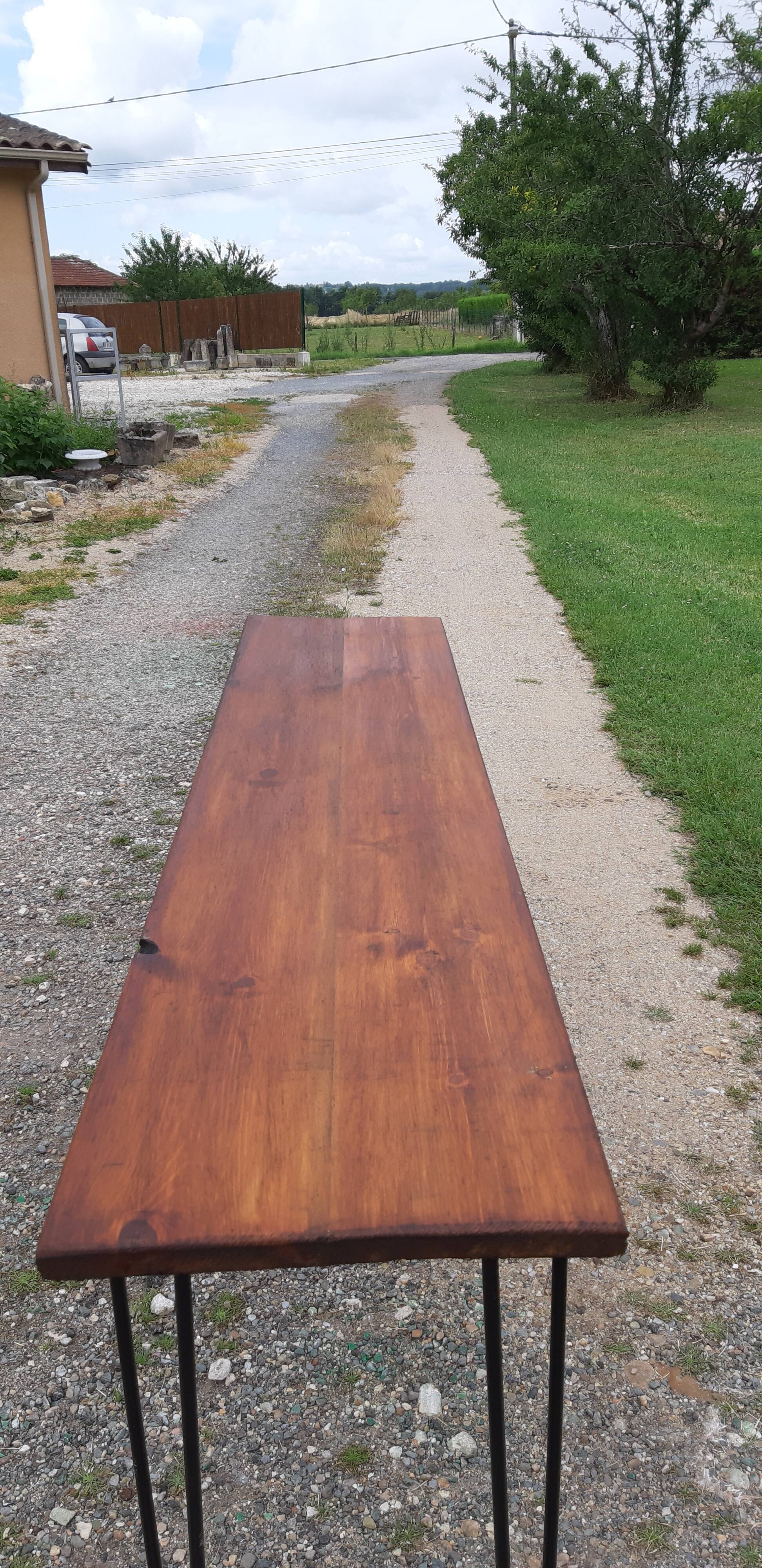 Industrial console feet compass iron