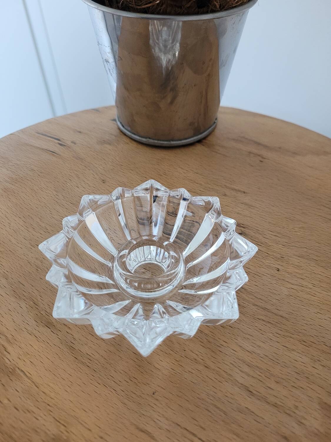 Cheverny crystal star candle holder