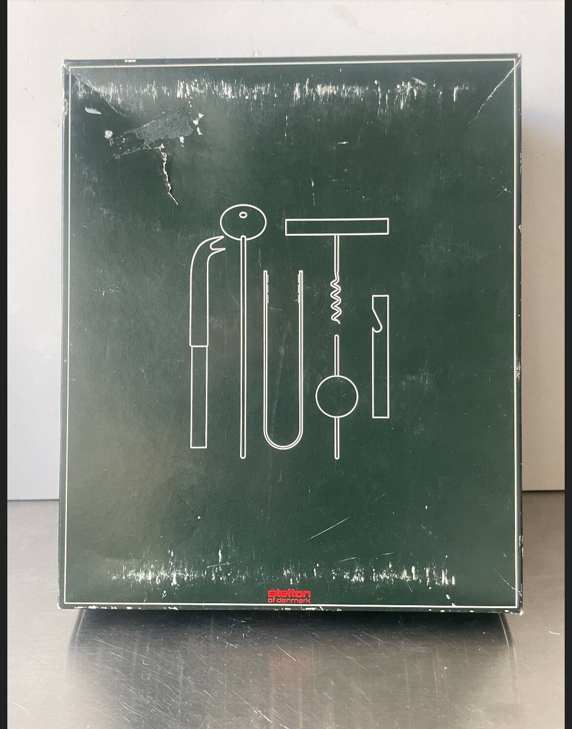 Vintage Stelton Bar Set Design Arne Jacobsen 6 pcs set Danish Design