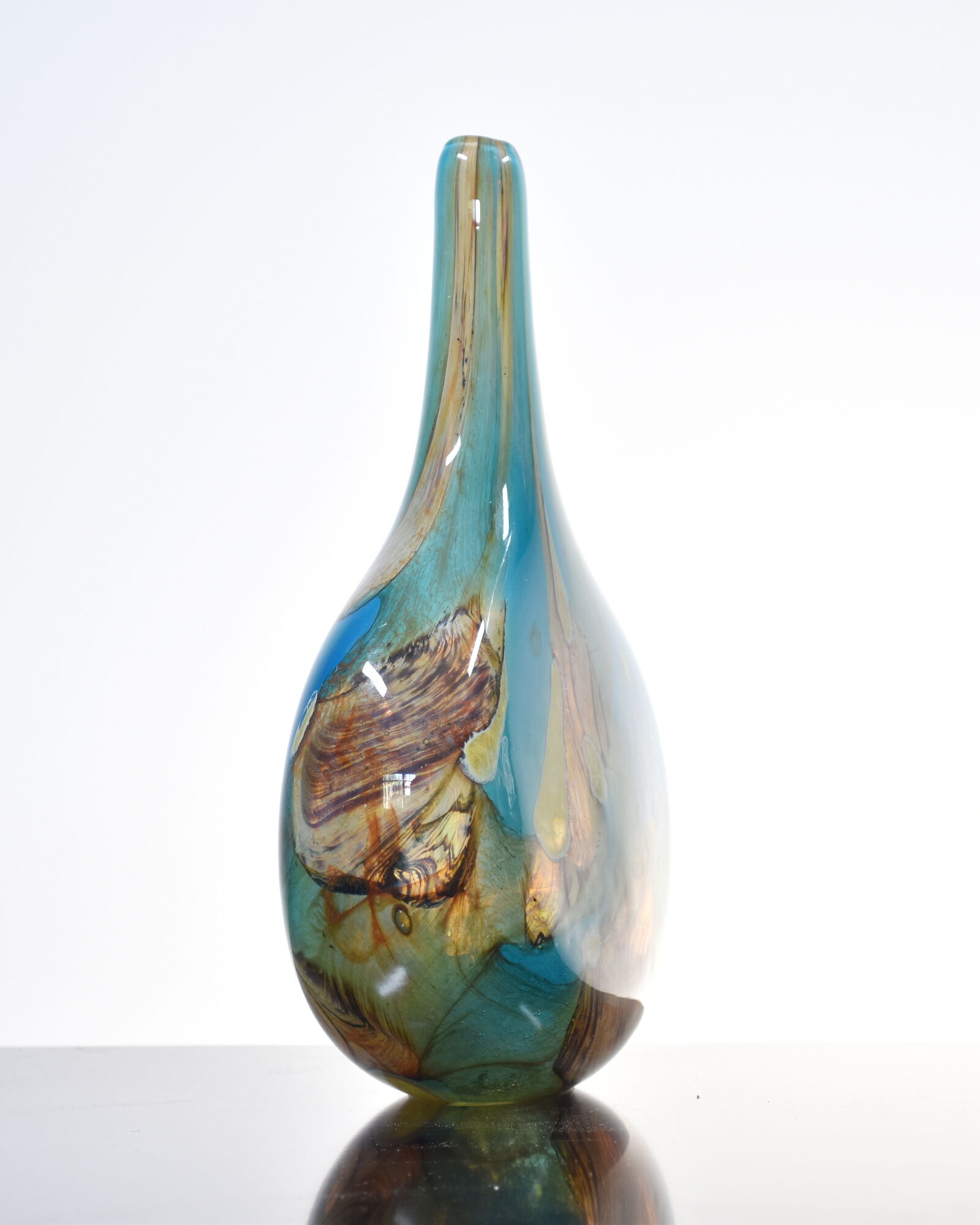 Vase soliflore Mdina sully glass