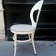 ensemble de 4 chaises Bauman, modèle Mouette, bois blanc, 1960