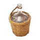 Demijohn and rattan bottle