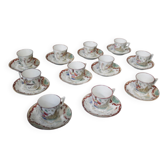 Japanese porcelain coffee service