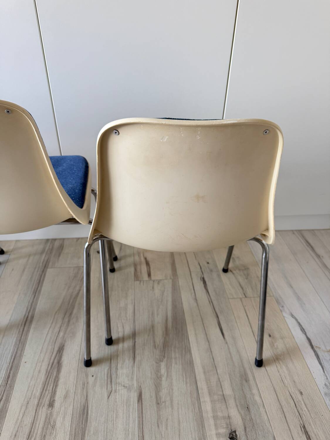 Set of 4 vintage Cojar chairs – Fermigier design – National Furniture