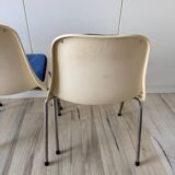 Set of 4 vintage Cojar chairs – Fermigier design – National Furniture