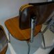 Lot de 4 chaise formica marron