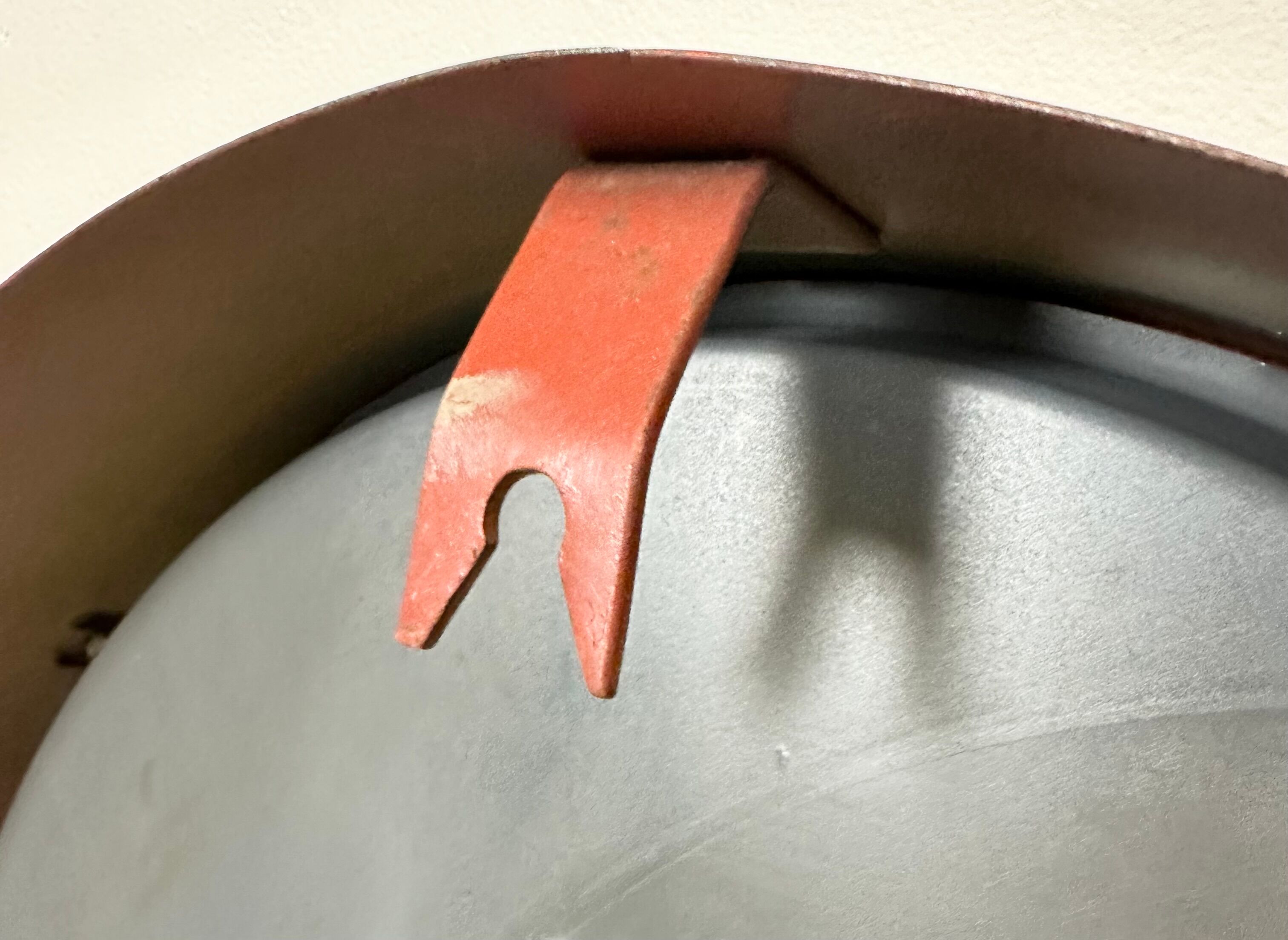 Industrial factory wall clock from Pragotron 1950s