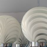 5-globe gloss in frosted or shortbread glass