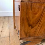 Art Deco veneer bedside table 30s