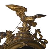 NAPOLEON III Style Witch Mirror With Tassel Candle Holders