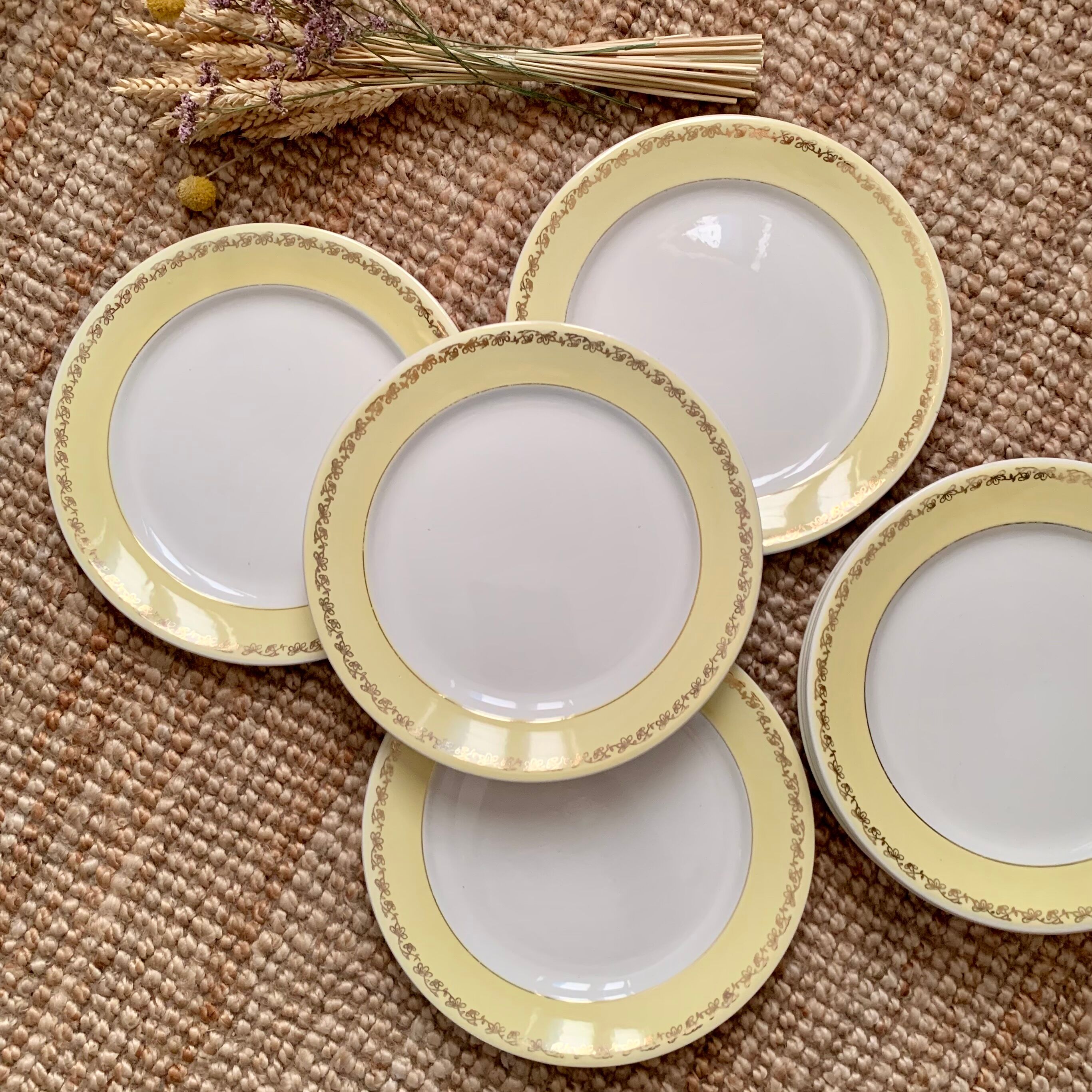 9 flat plates K-G Lunéville