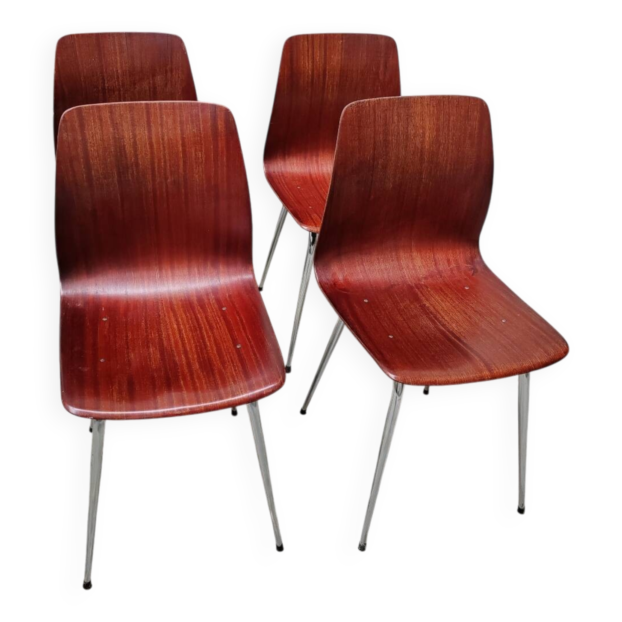 4 plywood chairs