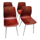 4 plywood chairs