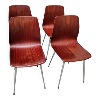 4 plywood chairs