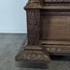 Bibliothèque vitrée de style Louis XIII en chêne