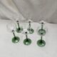Set of six Riesling wine glasses from the 1970s, dimensions: H-17 cm-D-6.5 cm-