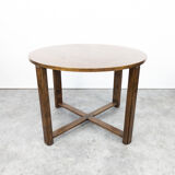 Vintage oak dining table from UP Závody, 1930's