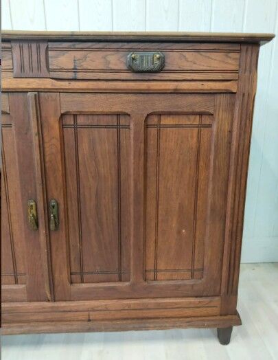 Parisian solid oak buffet