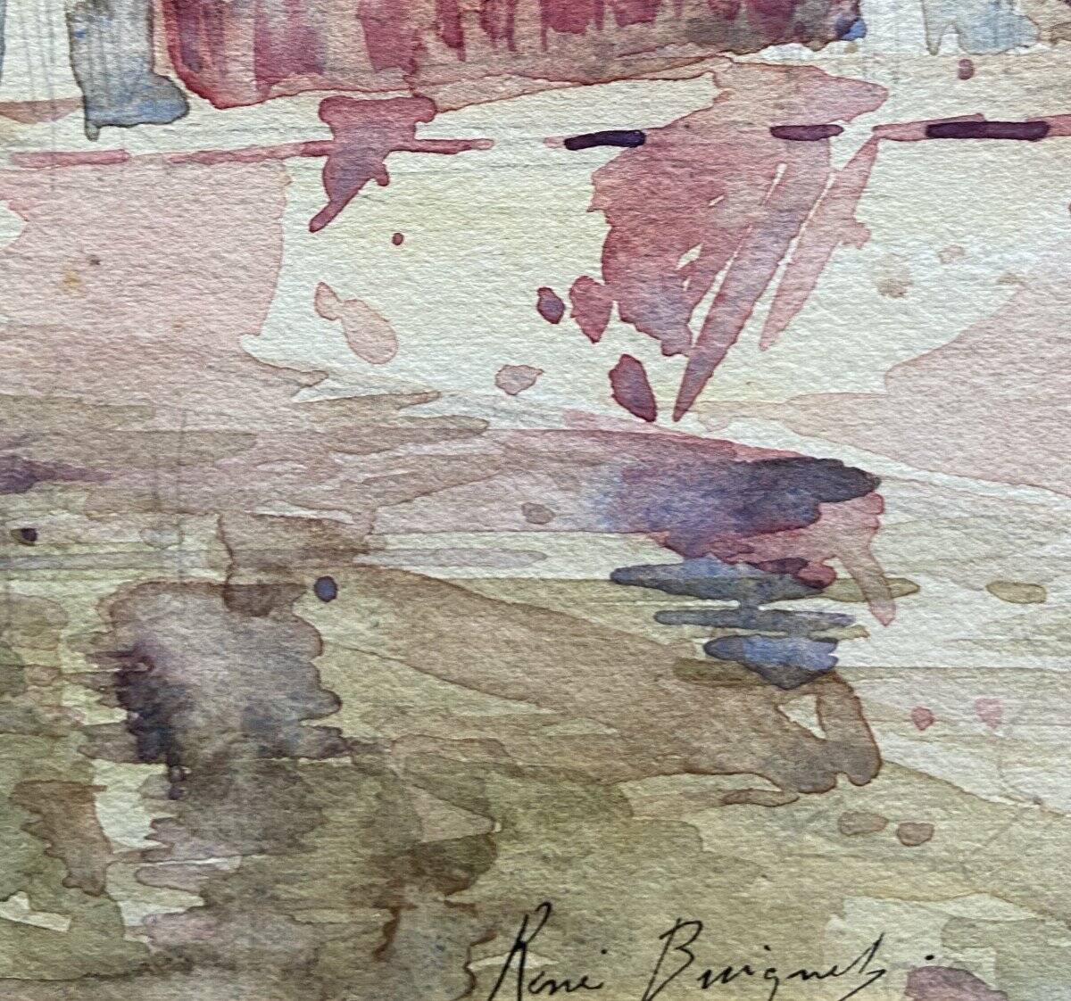The Médicis Fountain, Luxembourg Garden, Two Signed Watercolours