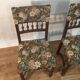 Pair of henri ii style chairs with tapestry